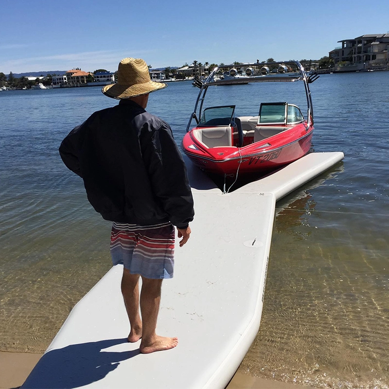 Inflatable YU Pontoon Boat Floating Dock-2