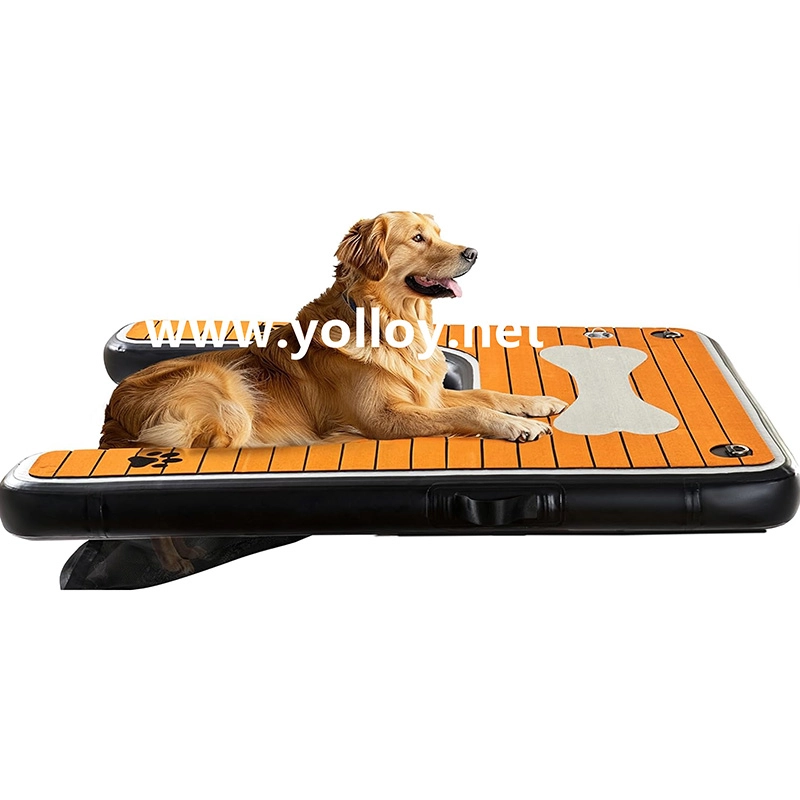 Inflatable Float Dog Ramp For Boats Docks And Pools (12)