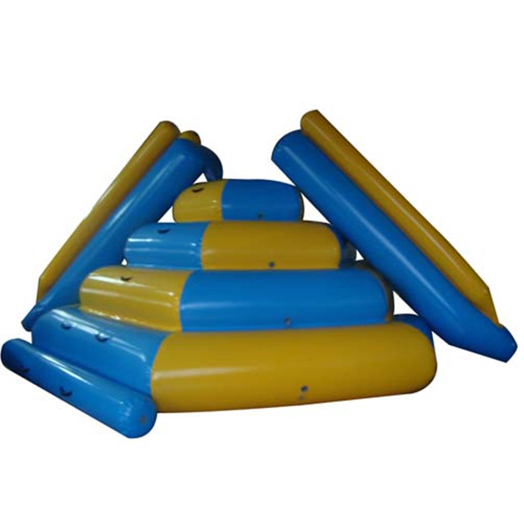 Floating Island Inflatable Climbing Mountain Tower Ladder Slide (6)