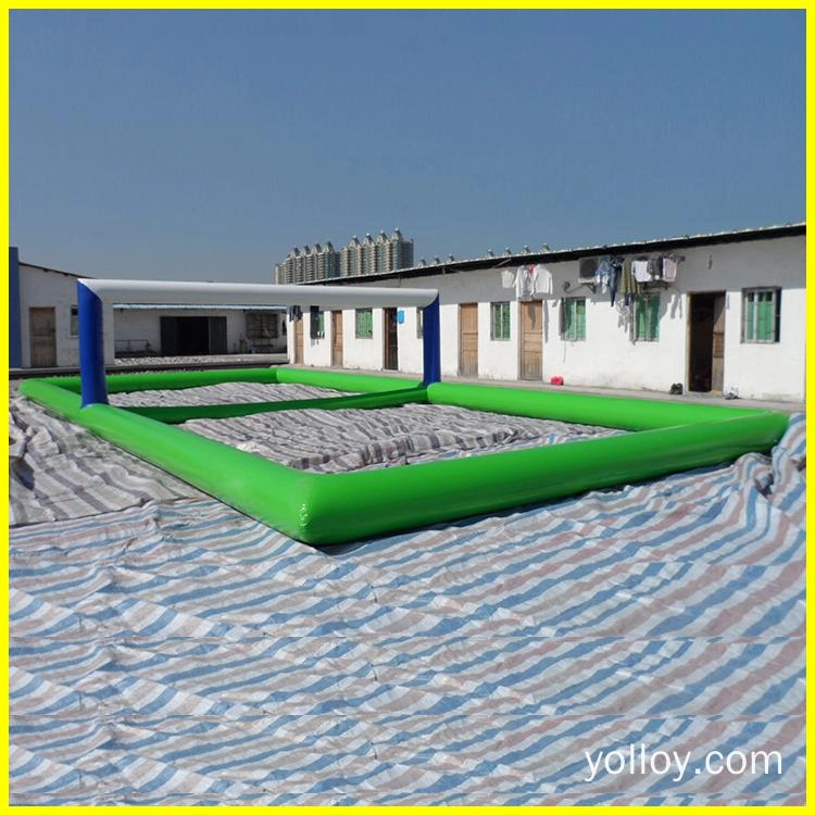 Floating Water Sports Game Toys Inflatable Volleyball Court (4)