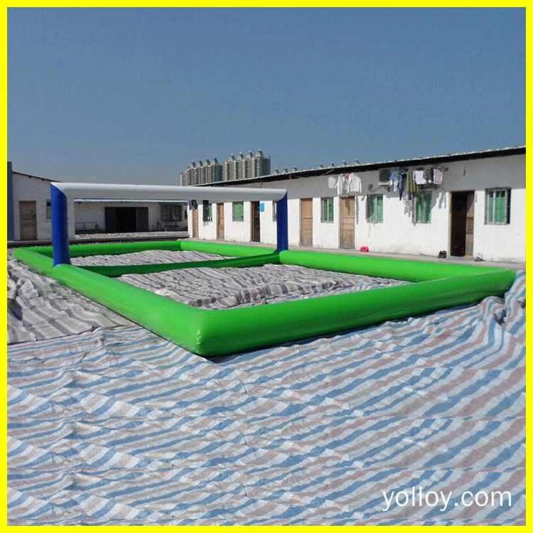 Floating Water Sports Game Toys Inflatable Volleyball Court (4)