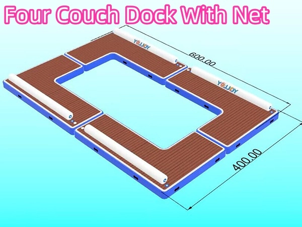 Vier Couch Dock ohne Netz