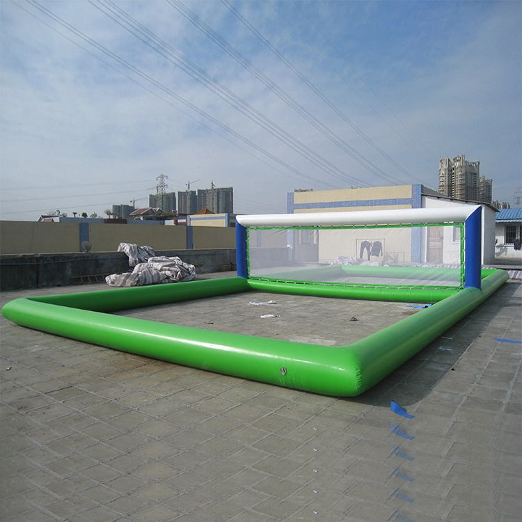 Juguetes acuáticos inflables de playa de verano Cancha de voleibol flotante Piscina (3)