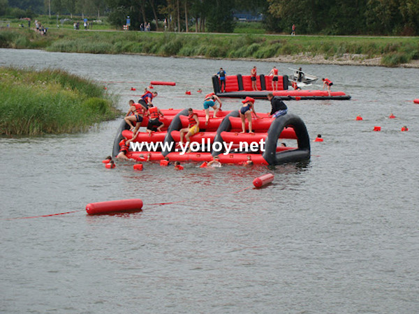 Parcours d&#39;obstacles gonflables pour la natation en train (5)