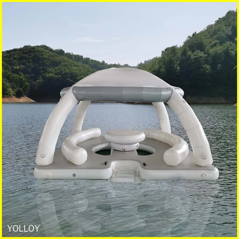 inflatable floating platform