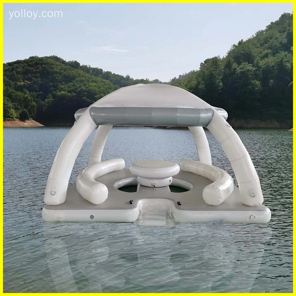 plataforma flotante inflable