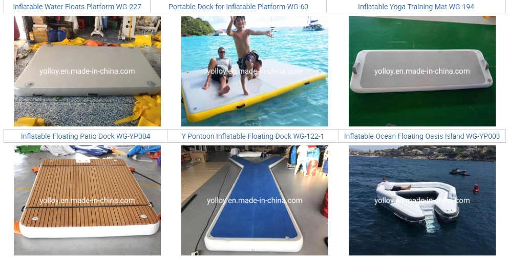 Plateforme de quai flottant gonflable plus similaire