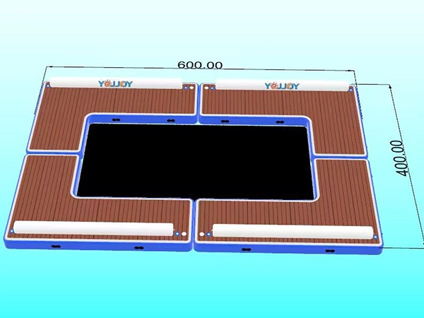 Plateforme gonflable flottante pour piscine - Pour Marine-6