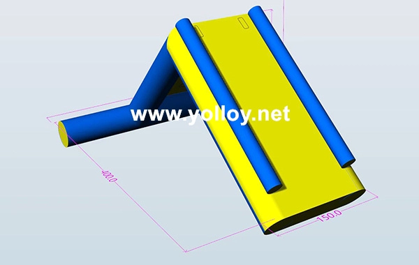 Draf desain 3D seluncuran air tiup (3) Draf desain 3D seluncuran air tiup (3)