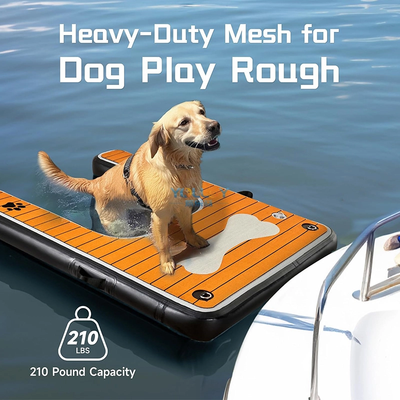 Inflatable Floating Boat Dock Water Ramps for Dogs Pup Plank (6)