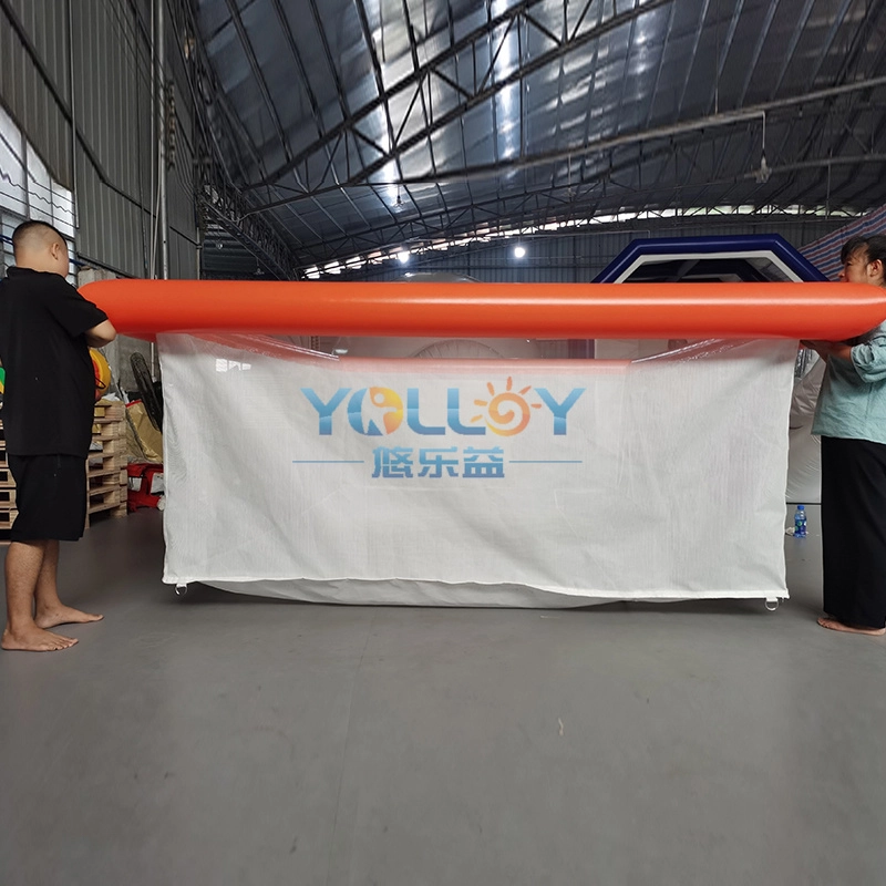 Yate flotante inflable piscina de mar para natación océano (2)