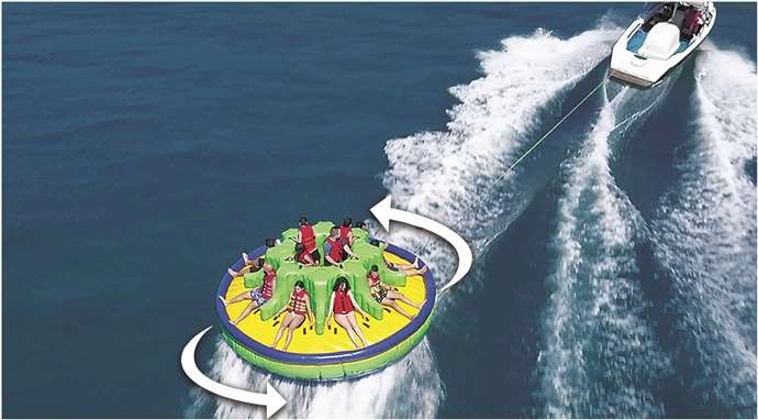 Commentaires sur le bateau gonflable tractable Twister