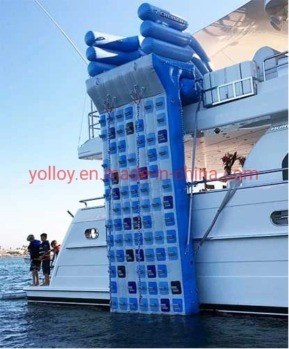 Mur d&#39;escalade gonflable pour yachts pour jeux aquatiques-3