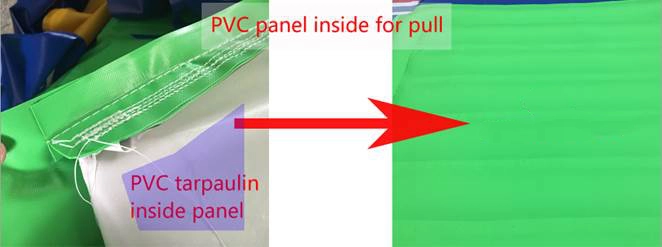 Workmanship of Inflatable Train Swimming Obstacle (2)