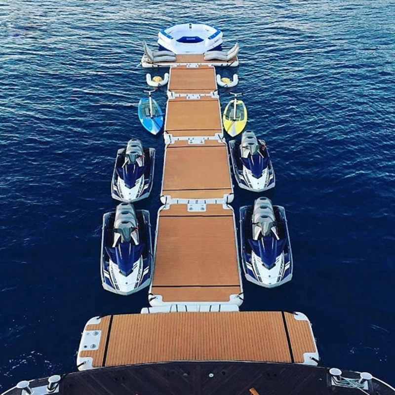 Yacht Inflatable Floating Water Deck Platform For Boat (5)