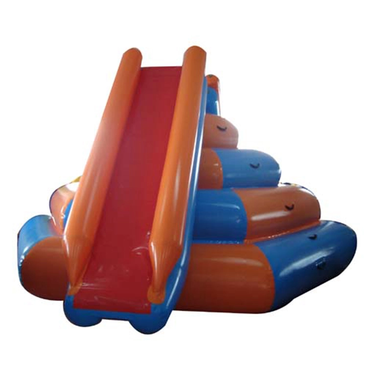 Floating Island Inflatable Climbing Mountain Tower Ladder Slide