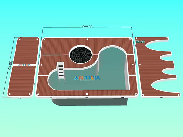 Berenang, Kolam Renang, Dermaga Terapung, Platform Kapal Pesiar Tiup-5