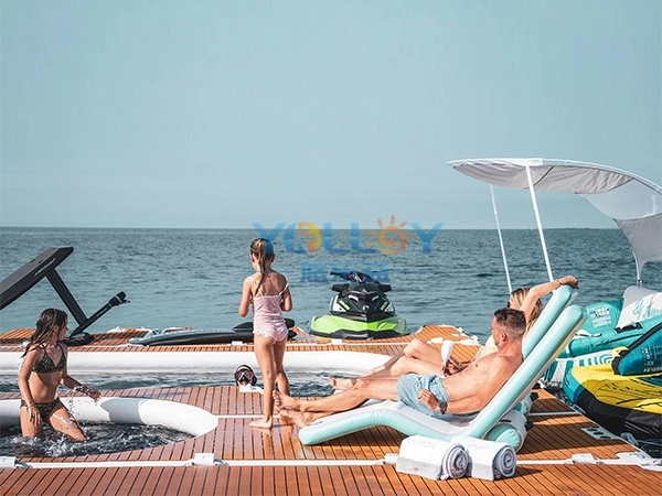 Swimming-Inflatable-Yacht-Pool-Floating-Dock-Platform-9 Swimming Inflatable Yacht Pool Floating Dock Platform-9