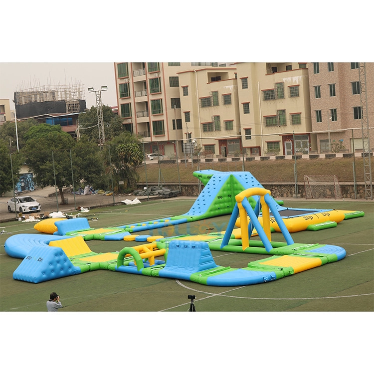 Water-Park-Inflatable-Floating-Amusement-Park-Obstacle-Course Water Park Inflatable Floating Amusement Park Obstacle Course