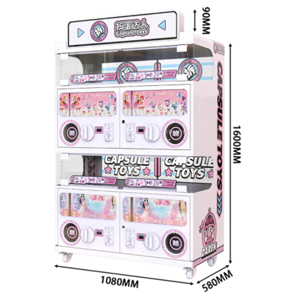 1.6m-Egg-Breaking-Master-Dual-Chamber-Gashapon-Machine