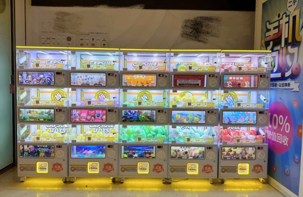 The marketing craze of gashapon machines