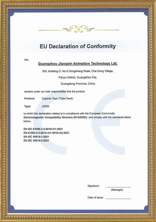 Three-layer Twister CE-EMC Certificate + Declaration (original)