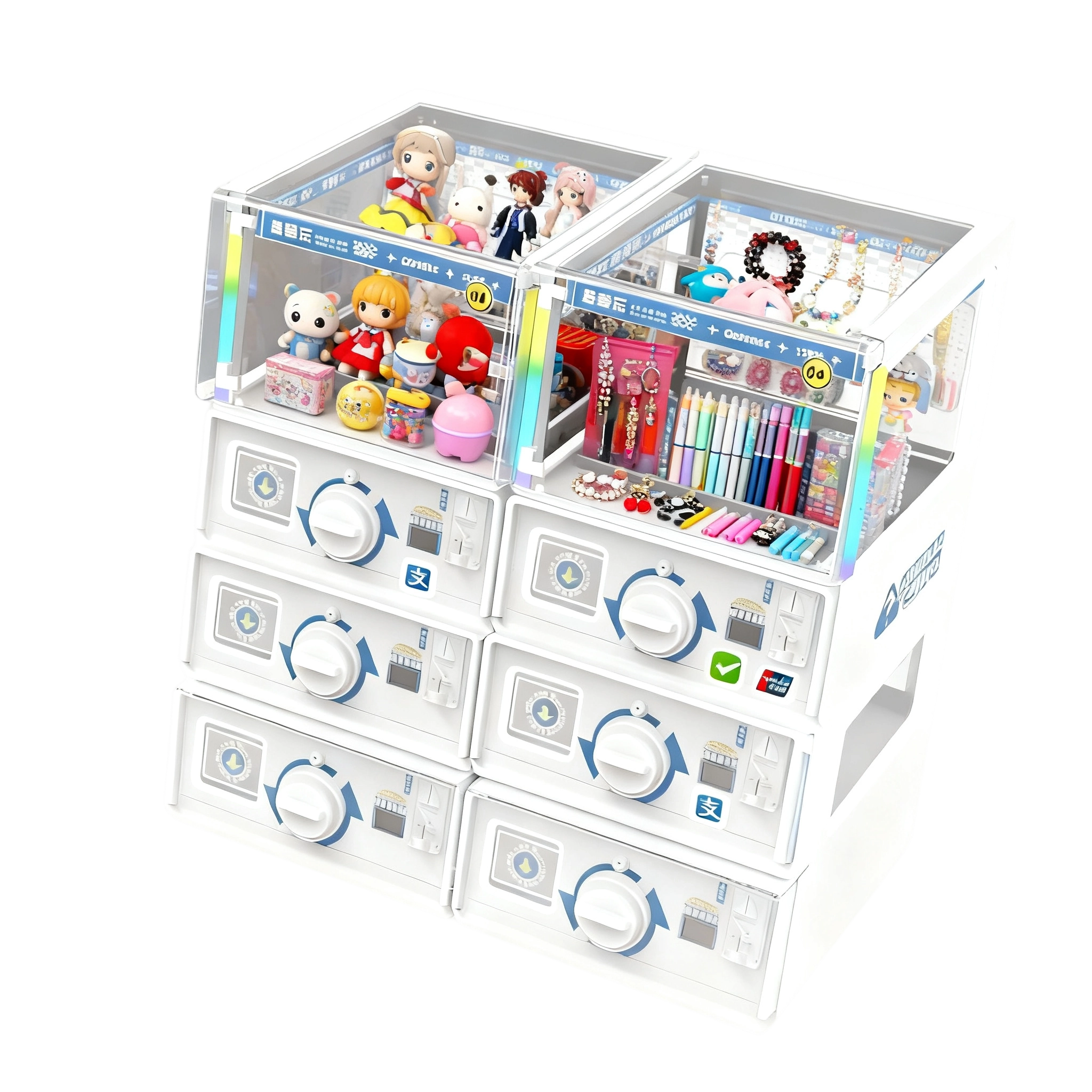 Freely Assembled Modular Gashapon Machine
