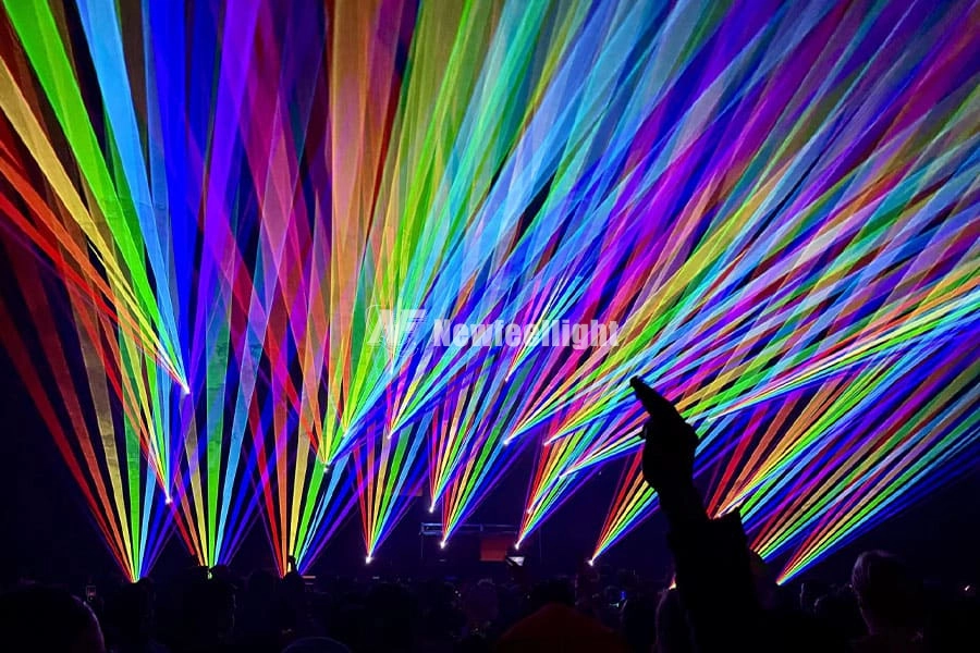 Def Con Rave Lasers 6 Eyes 12W RGB Laser Animation DMX Laser Bar Club Lasers DJ