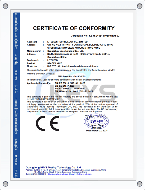 CE Certificate
