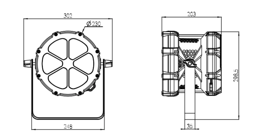 Fixture size - LiteLEES