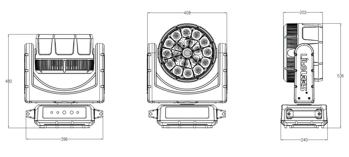Fixture size - LiteLEES