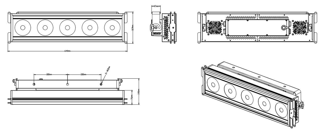 फिक्स्चर का आकार - LiteLEES