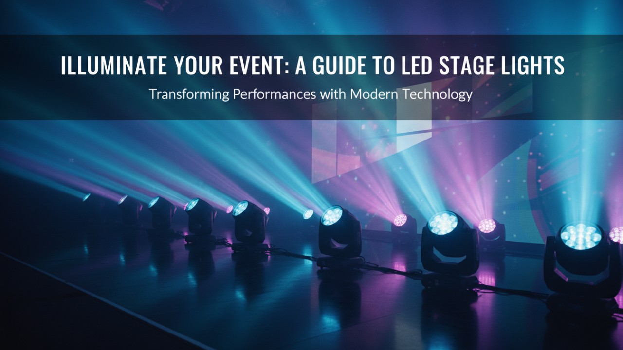 Stage Lighting Guide LED Stage Lighting Guide (2026): Rig Design & ROI Strategies