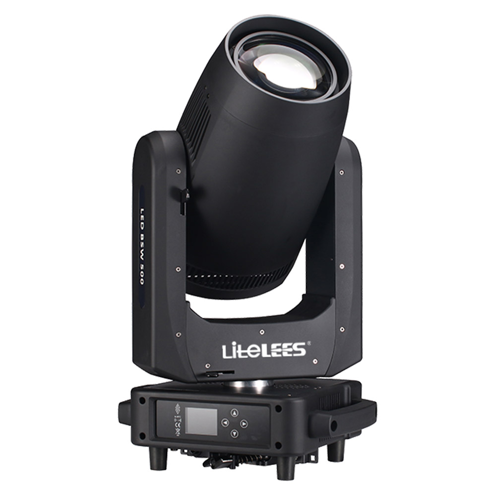 LiteLEES LE-BSW 500 Moving Head Light-LED 500W Beam Spot Wash  3 in 1 Hybrid BSW with CMY, CTO, High CRI, SFX FUZE