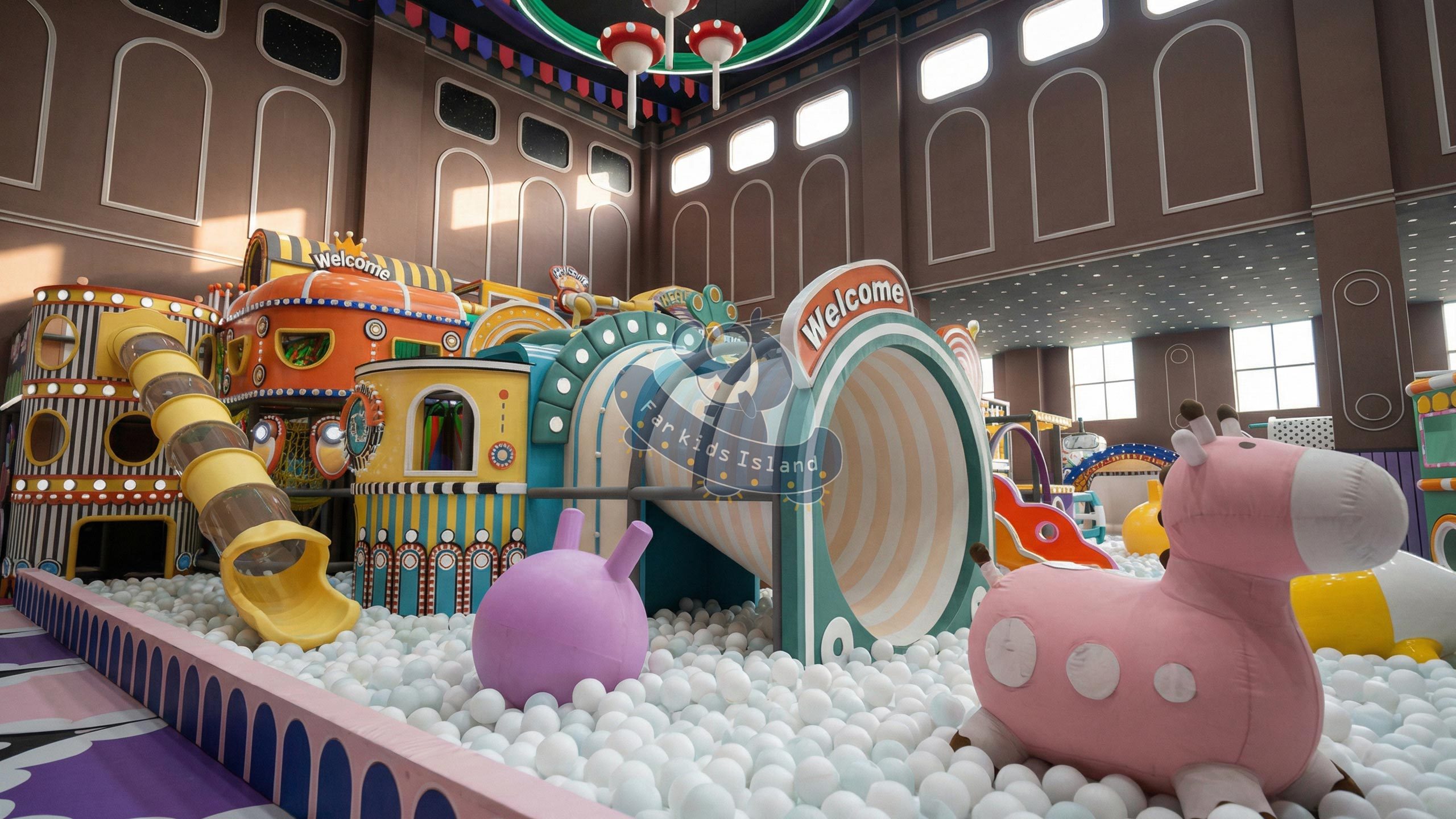 4 Whimsical Tunnel & Ball Sea 4 Whimsical Tunnel & Ball Sea