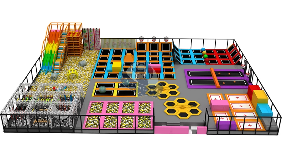 Dubai Trampoline Park 1050 sqm Indoor Family Entertainment Center with Foam Pit, Dodgeball & Slam Dunk Zones (3) - Far Kids Island Dubai Trampoline Park 1050 sqm Indoor Family Entertainment Center with Foam Pit, Dodgeball & Slam Dunk Zones (3) - Far Kids Island
