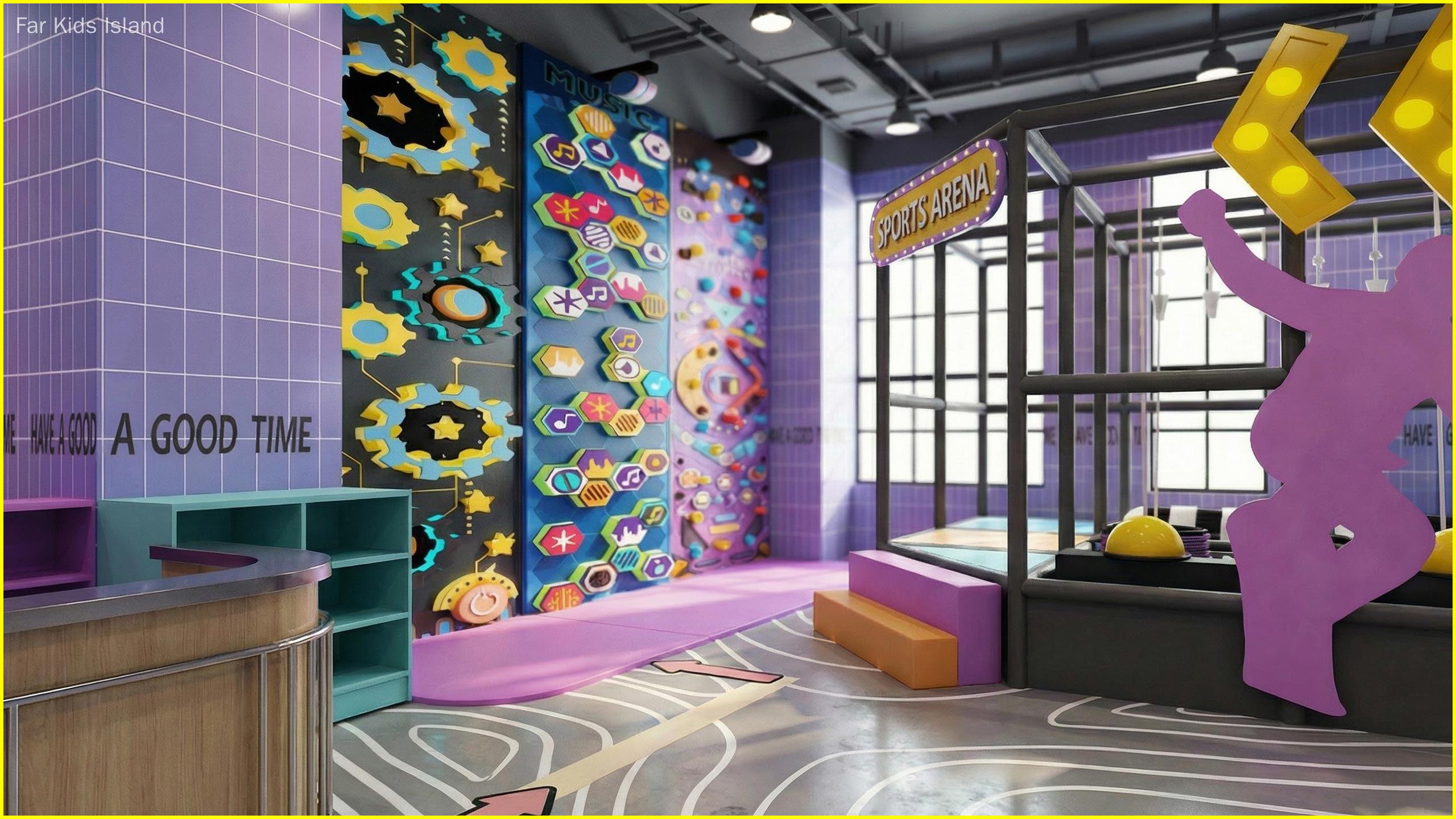 II.-Professional-Music-Climbing-Wall - Far Kids Island