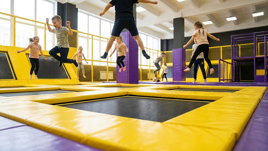 Indoor Trampoline and Soft Play Park in Barcelona 2000 sqm Family Entertainment Center for Kids and Adults (5) - Far Kids Island