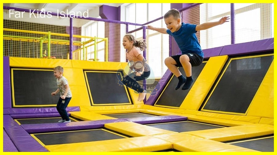Indoor Trampoline and Soft Play Park in Barcelona 2000 sqm Family Entertainment Center for Kids and Adults (6) - Far Kids Island