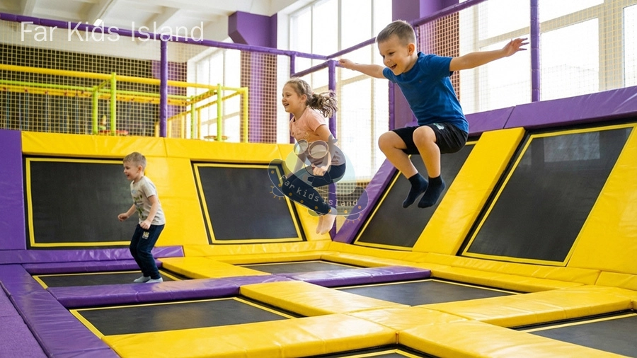 Indoor Trampoline and Soft Play Park in Barcelona 2000 sqm Family Entertainment Center for Kids and Adults (6) - Far Kids Island