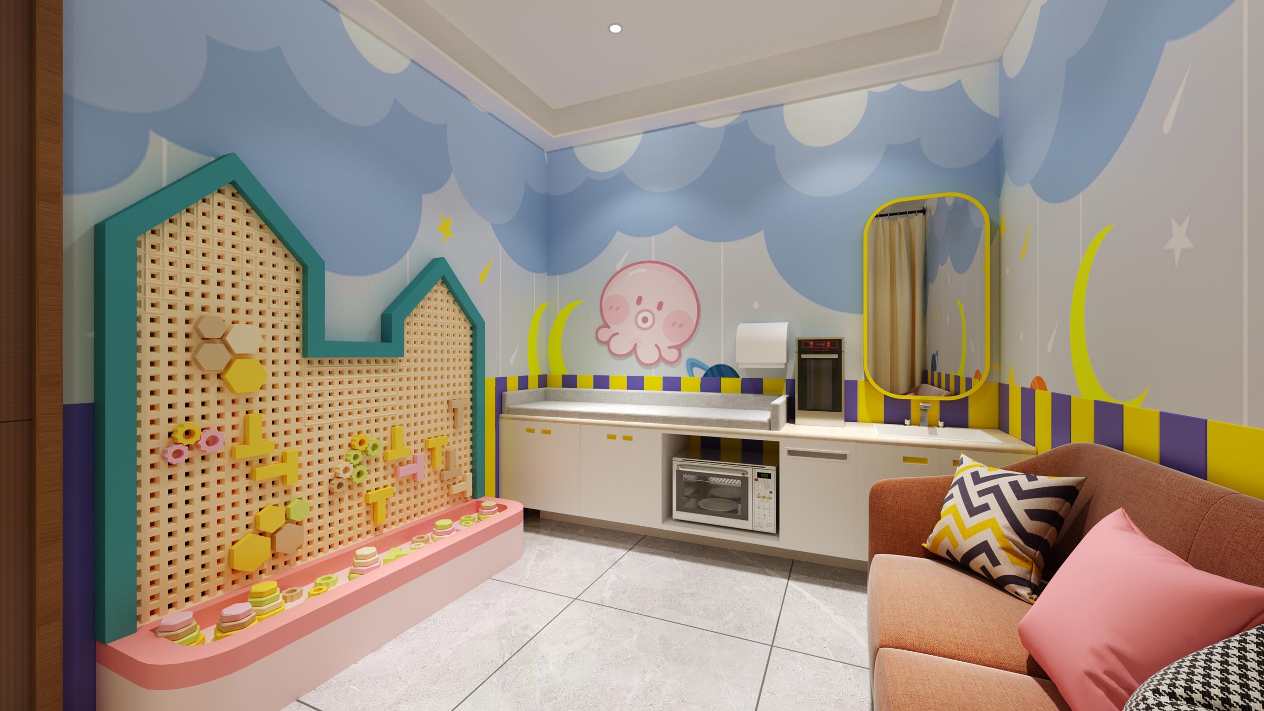 Marine-Themed-Nursery-&-Care-Room - Far Kids Island