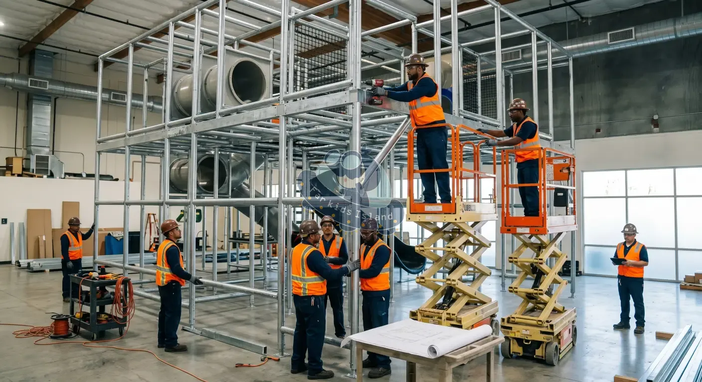 Professional indoor playground installation process Professional indoor playground installation process