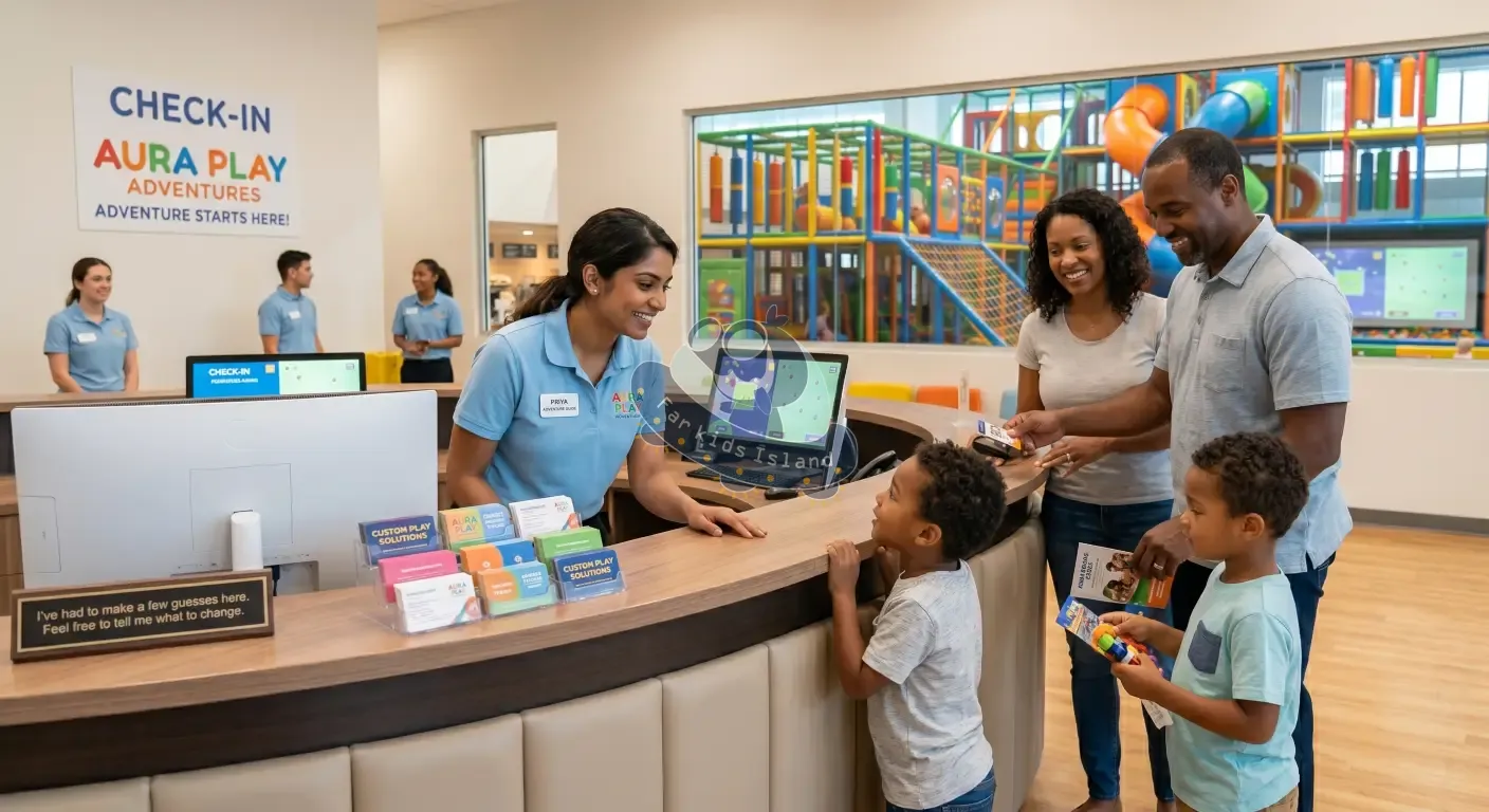 Professional staff and customer service for an indoor playground business. Professional staff and customer service for an indoor playground business.