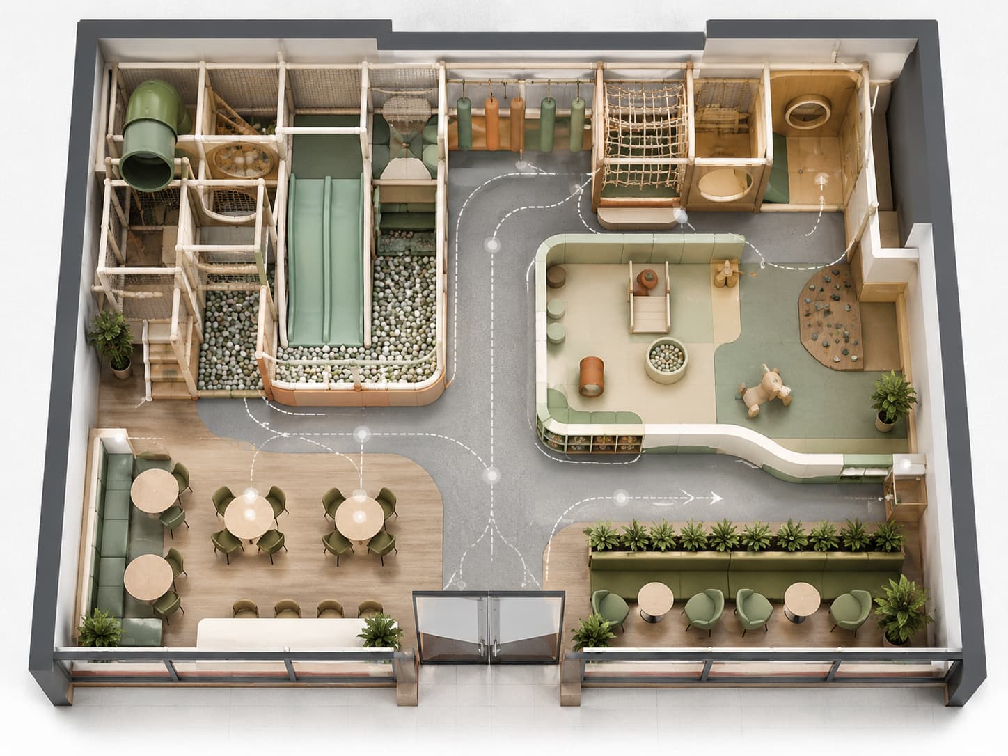Small indoor playground layout checklist for compact commercial spaces