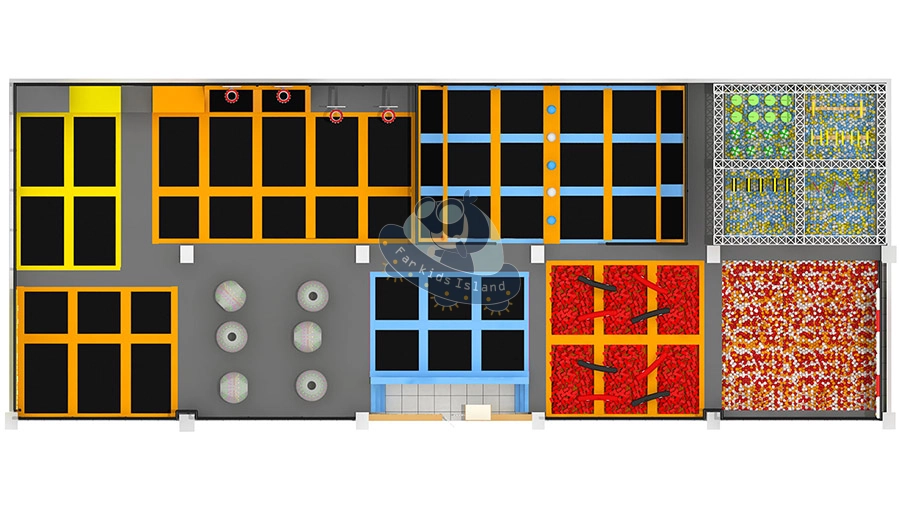 Toronto Trampoline Park 630 sqm Indoor Family Entertainment Center with Foam Pits and Jump Zones (2) - Far Kids Island Toronto Trampoline Park 630 sqm Indoor Family Entertainment Center with Foam Pits and Jump Zones (2) - Far Kids Island