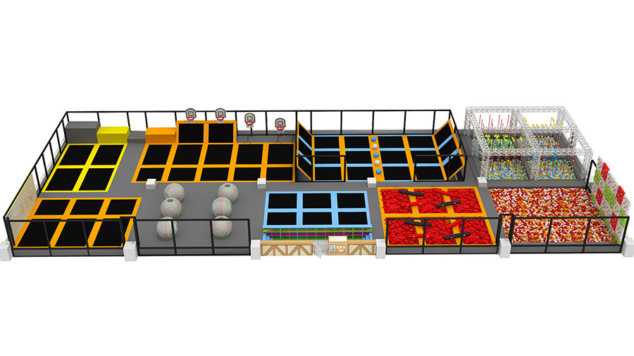 Toronto Trampoline Park  630 sqm Indoor Family Entertainment Center with Foam Pits and Jump Zones (3) - Far Kids Island