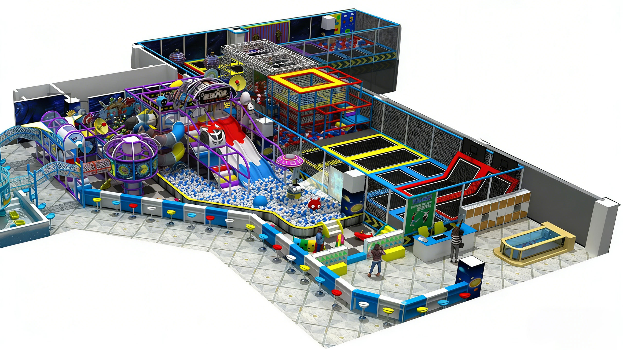 Trampoline-Park - Far Kids Island