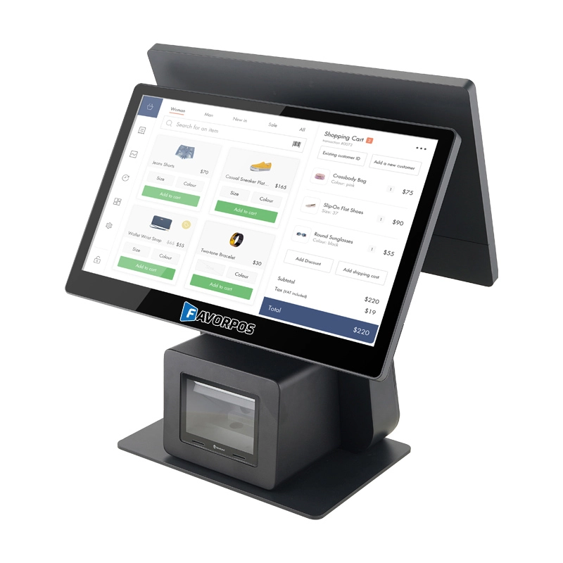 dual 15.6 screen point of sales Factory 29