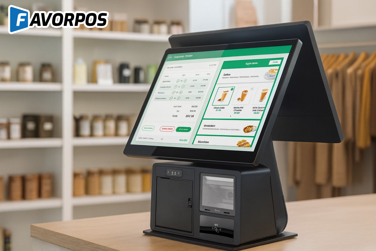 all in one pos with printer factory