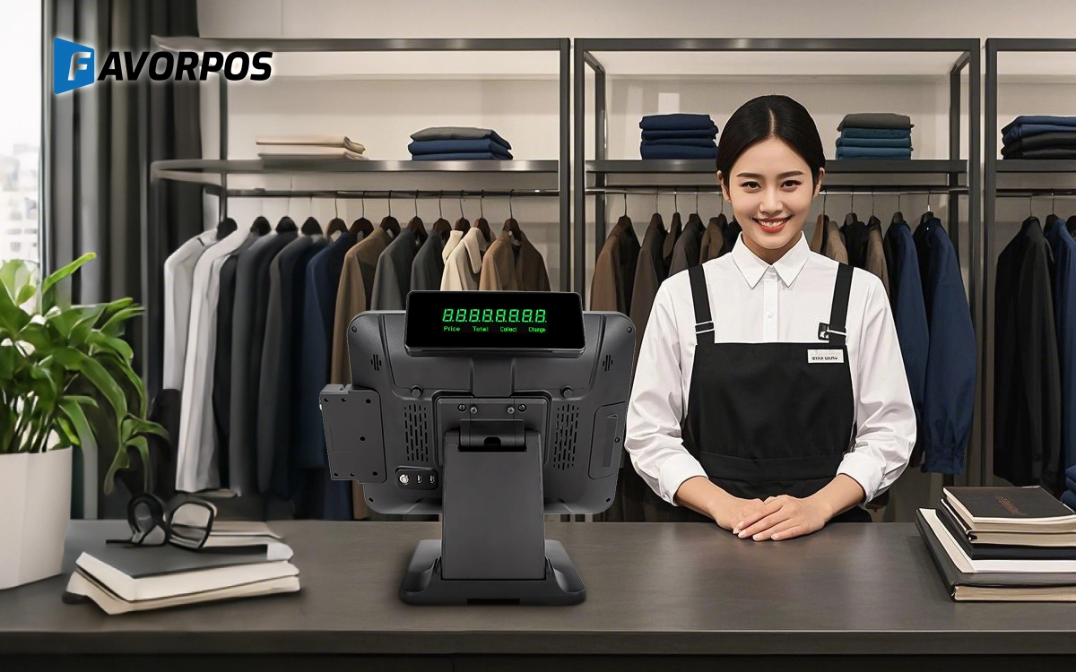 countertop pos for clothing store supplier